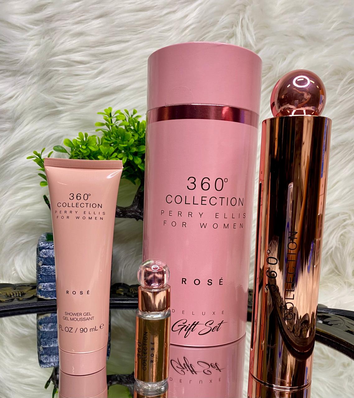 SET PERRY ELLIS 360 COLLECTION FOR WOMEN ROSE EDP