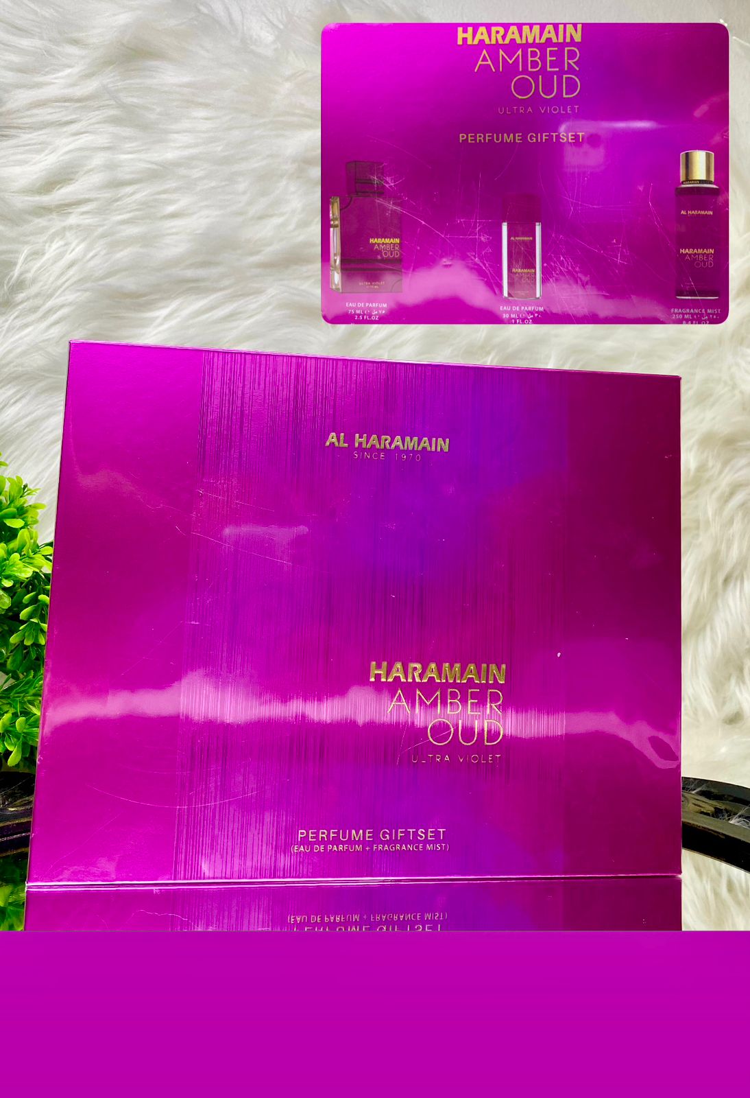 SET AMBER OUD ULTRA VIOLET AL HARAMAIN EDP