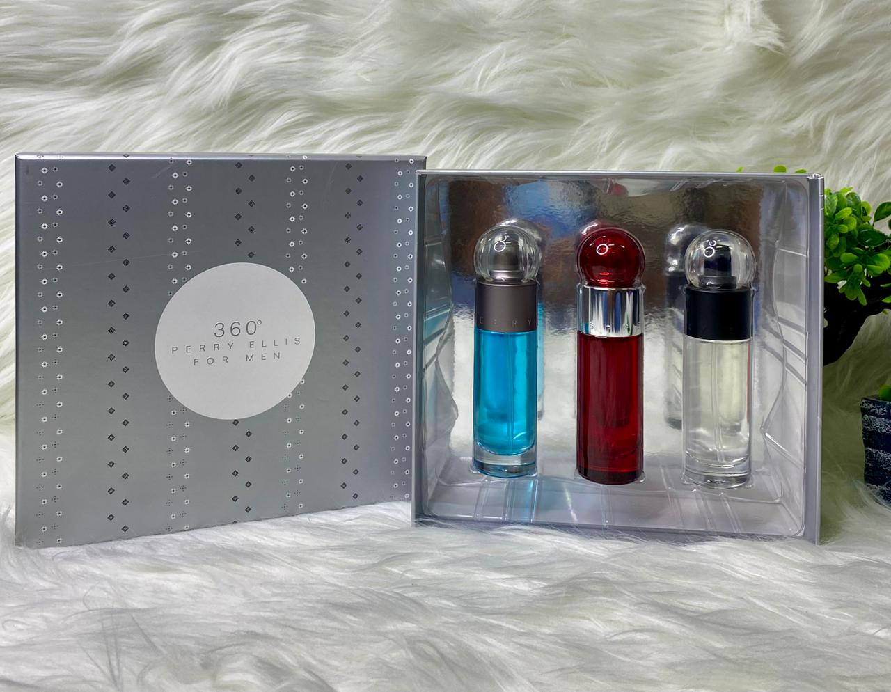 SET PERRY ELLIS 360 FOR MEN 3PC EDT