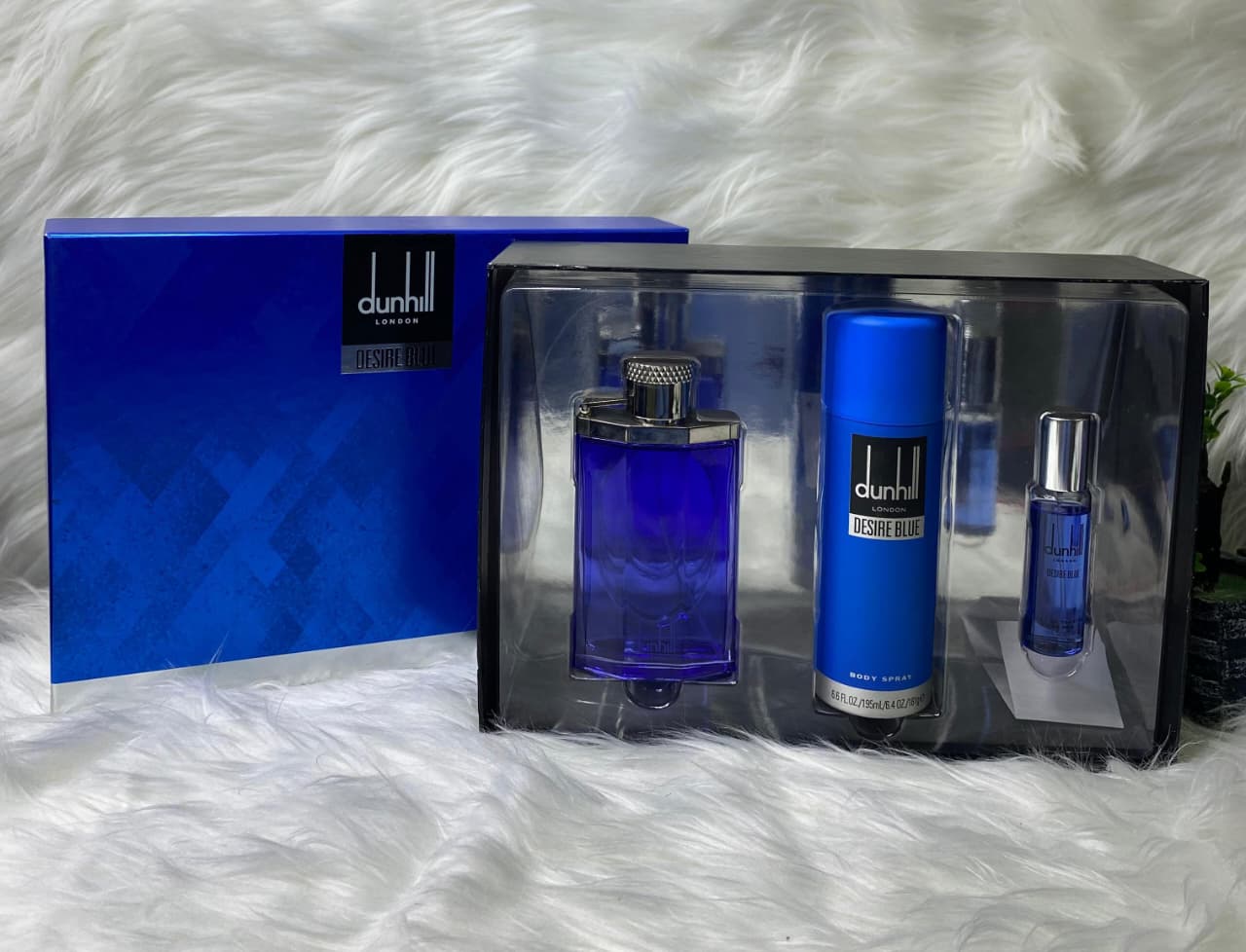 SET DUNHILL DESIRE BLUE EDT