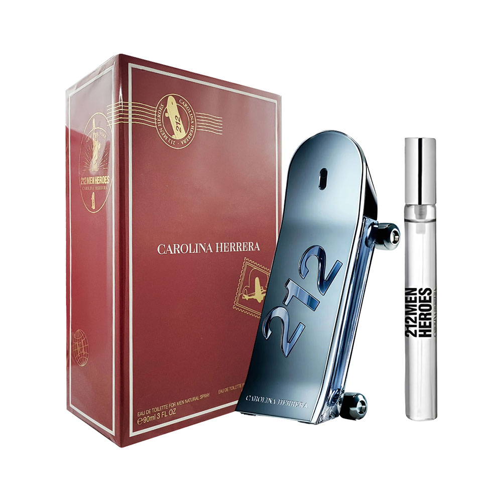 SET CAROLINA HERRERA 212 MEN HEROES EDT