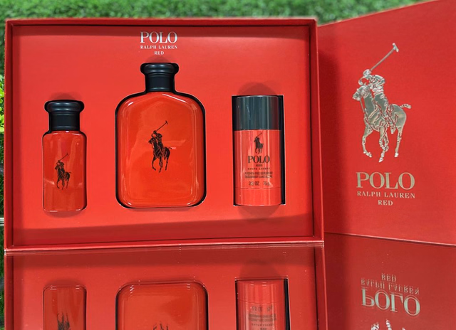 SET POLO RALPH LAUREN RED MAN