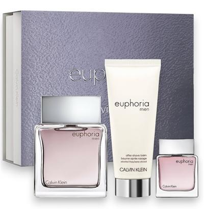 SET EUPHORIA MEN CALVIN KLEIN EDT