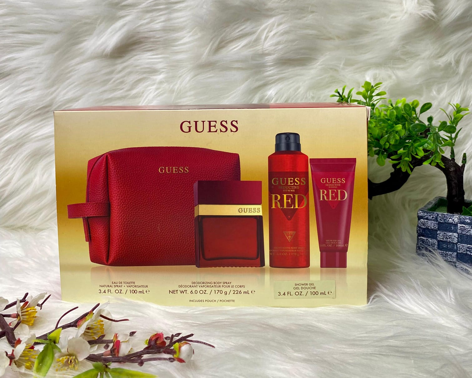 SET GUESS SEDUCTIVE HOMME RED EDT