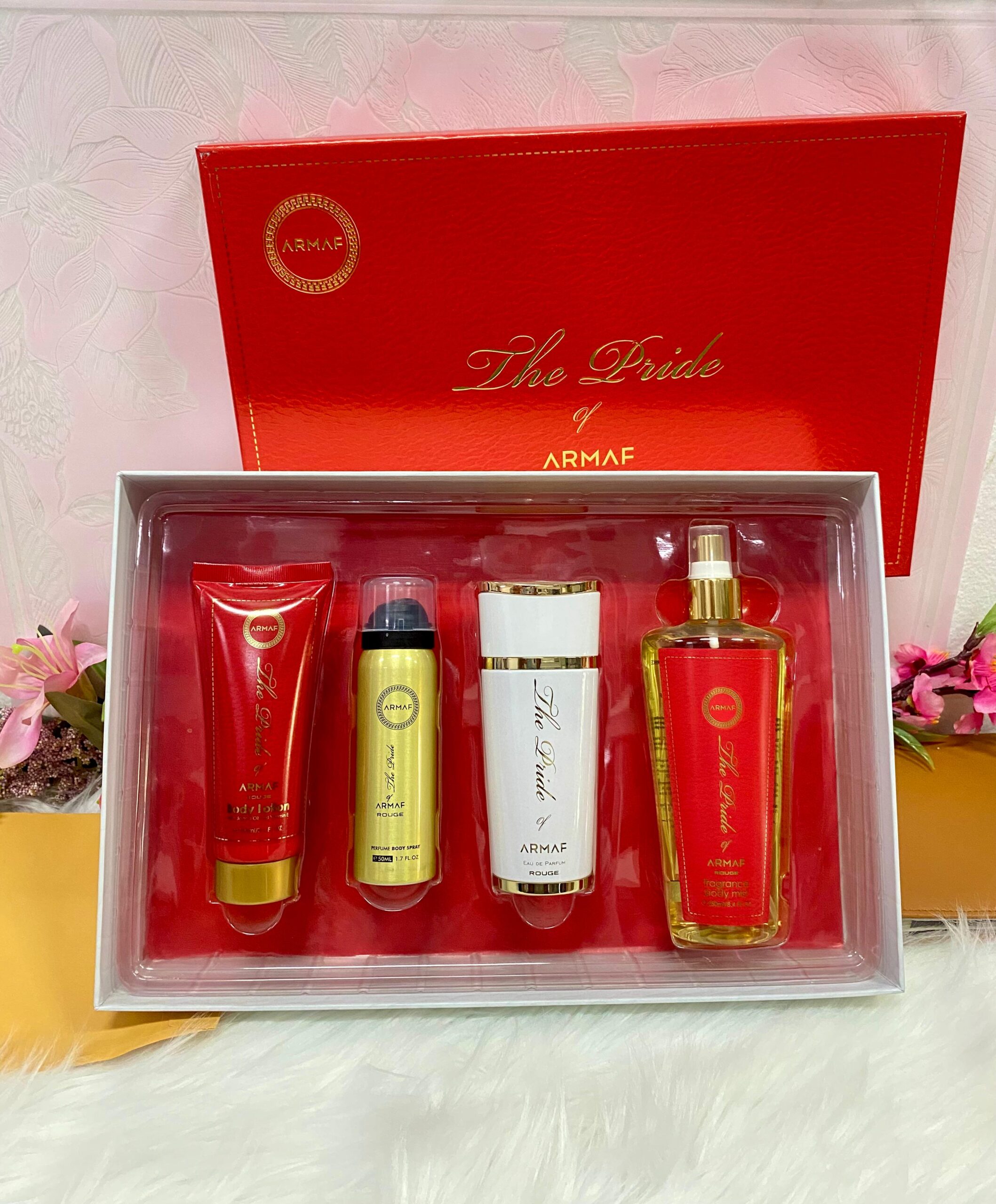 SET THE PRIDE OF ARMAF ROUGE EDP