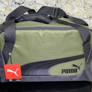 MALETIN PUMA VERDE Y NEGRO