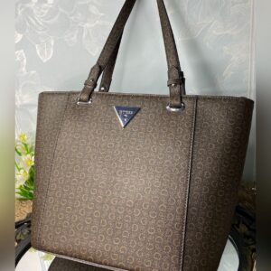 CARTERA GRANDE GUESS CAFE