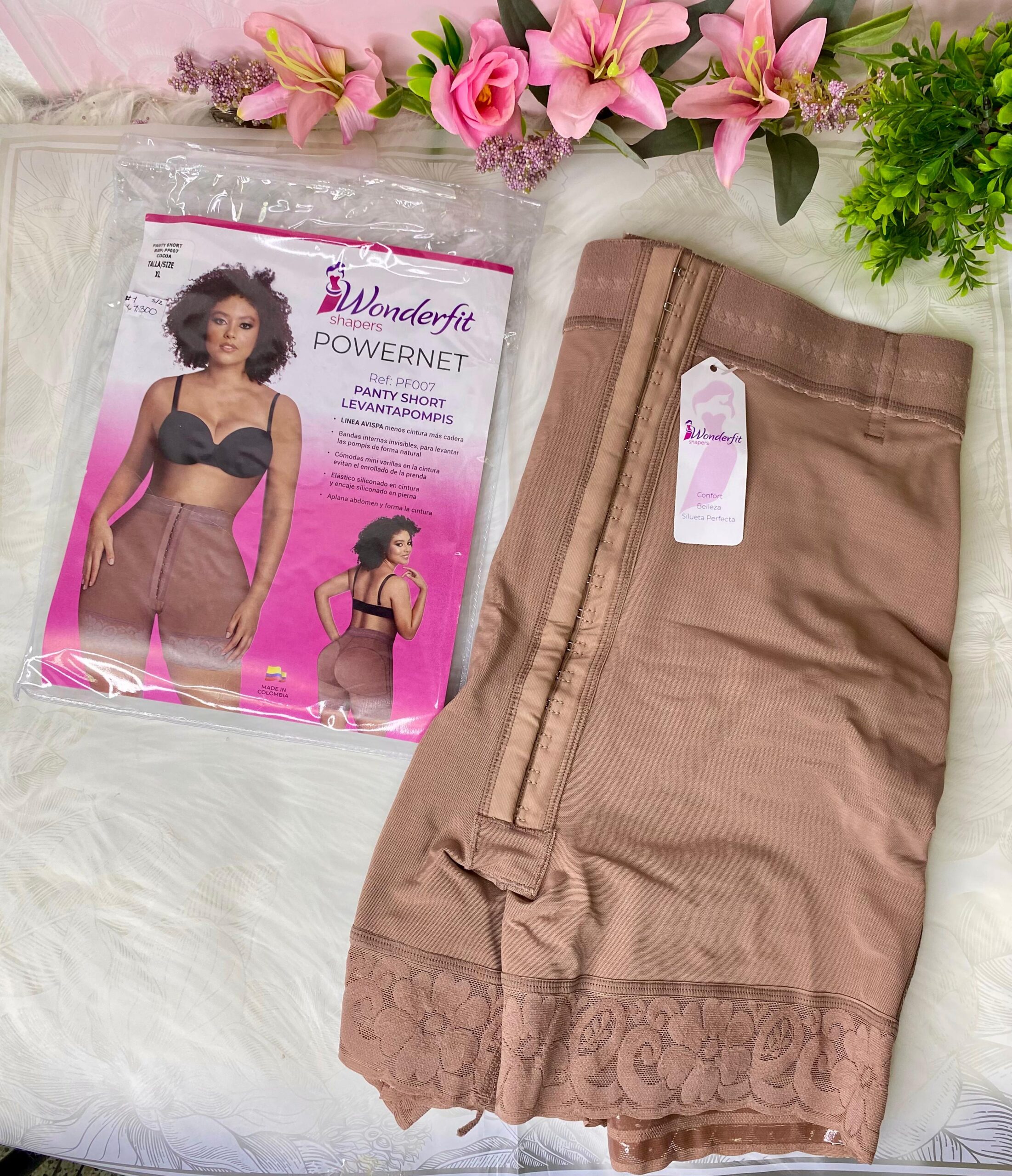 PANTY SHORT LEVANTAPOMPIS POWERNET COLOMBIANA
