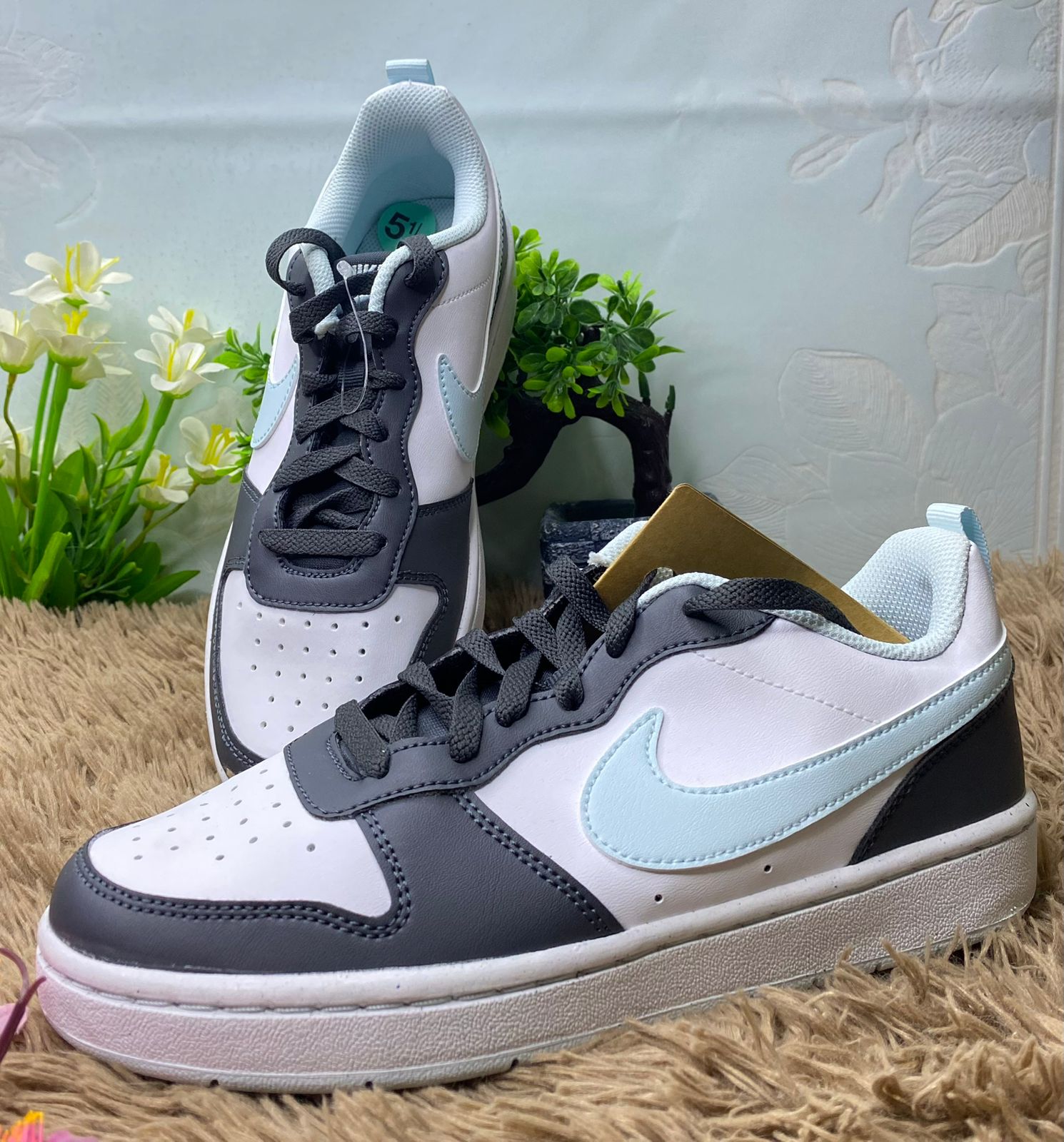 TENIS NIKE BLANCO, NEGRO Y AZUL
