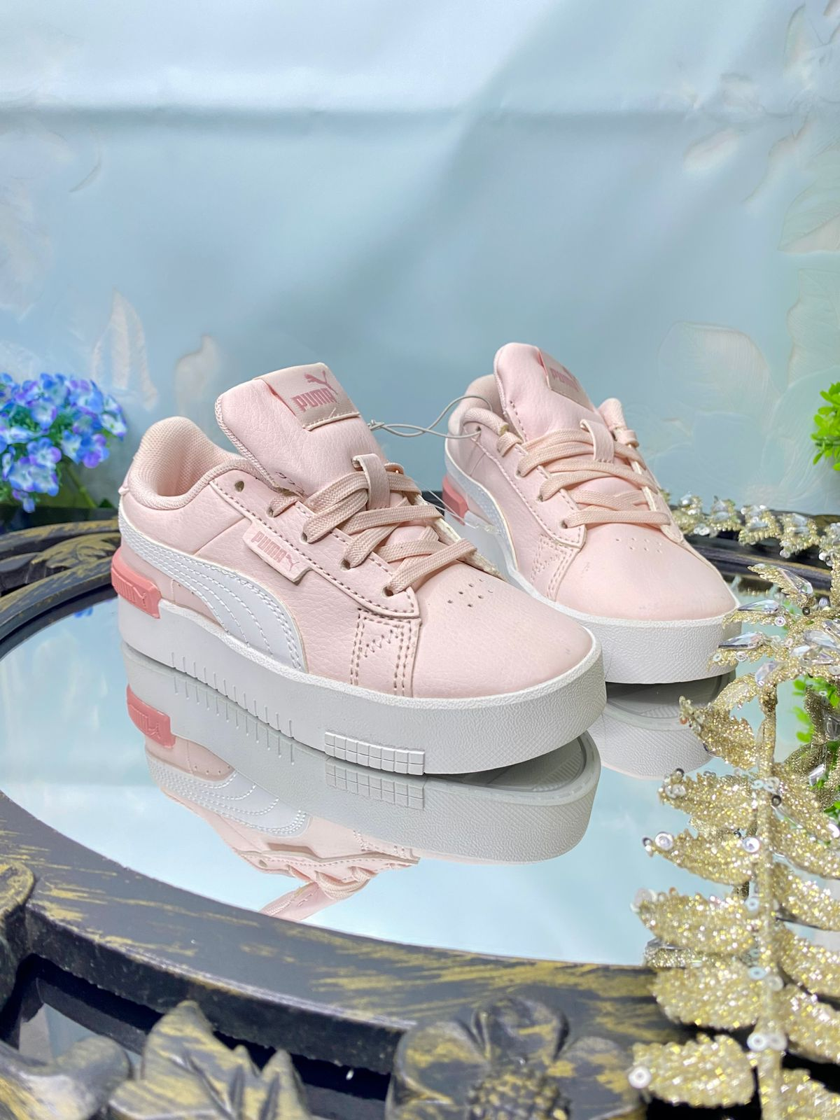 TENIS PUMA PEQUEÑOS ROSADOS