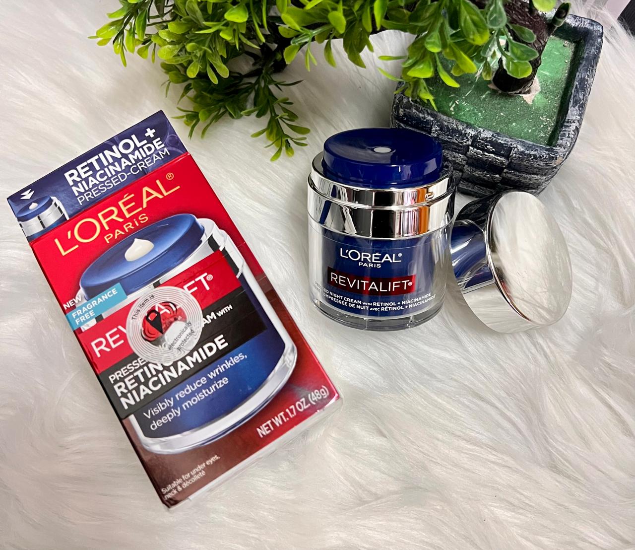 CREMA DE NOCHE L'OREAL PARIS CON RETINOL Y NIAMICIDA