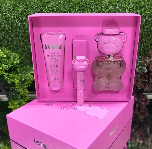 SET MOSCHINO TOY 2 BUBBLE GUM EDT 3 PIEZAS