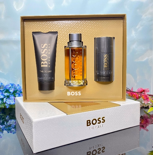 SET THE SCENT HUGO BOSS EDP 3PC