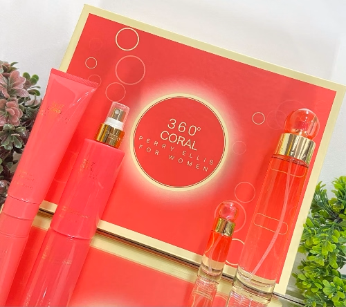 SET 360 CORAL PERRY ELLIS FOR WOMEN EDP 4 PIEZAS