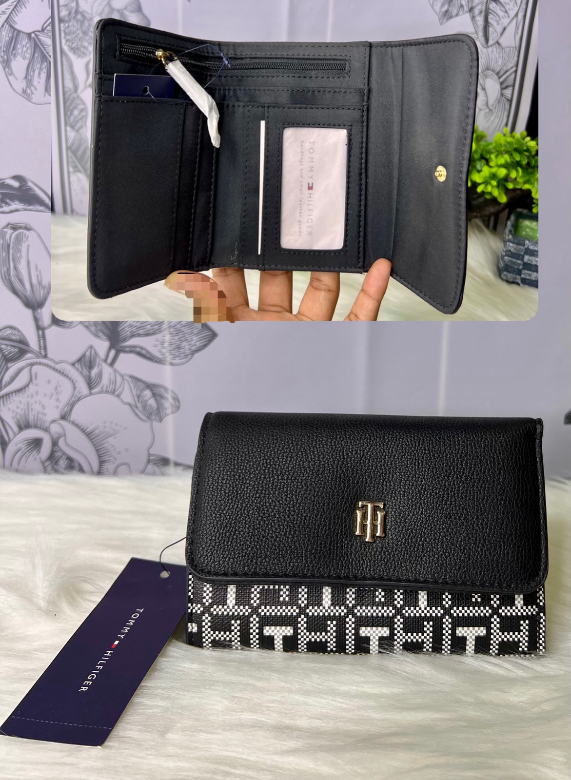 MONEDERO TOMMY HILFIGER NEGRO