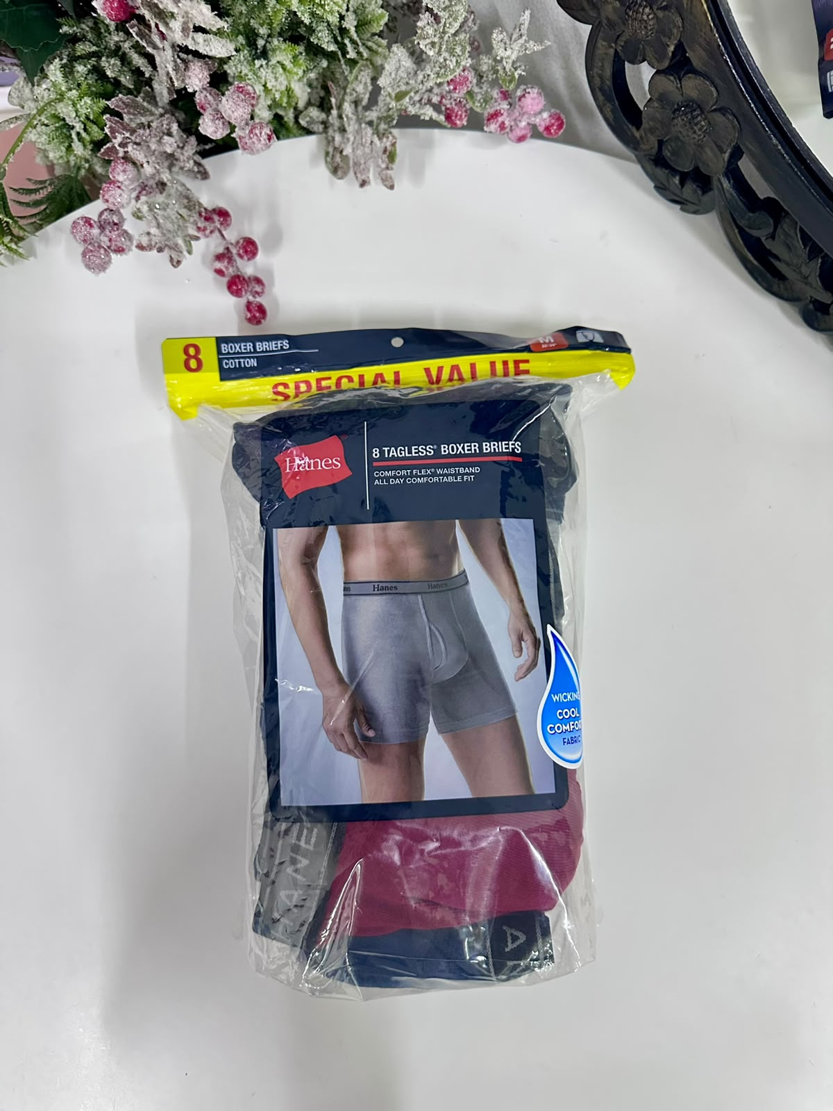 SET BOXER HANES 8 PIEZAS
