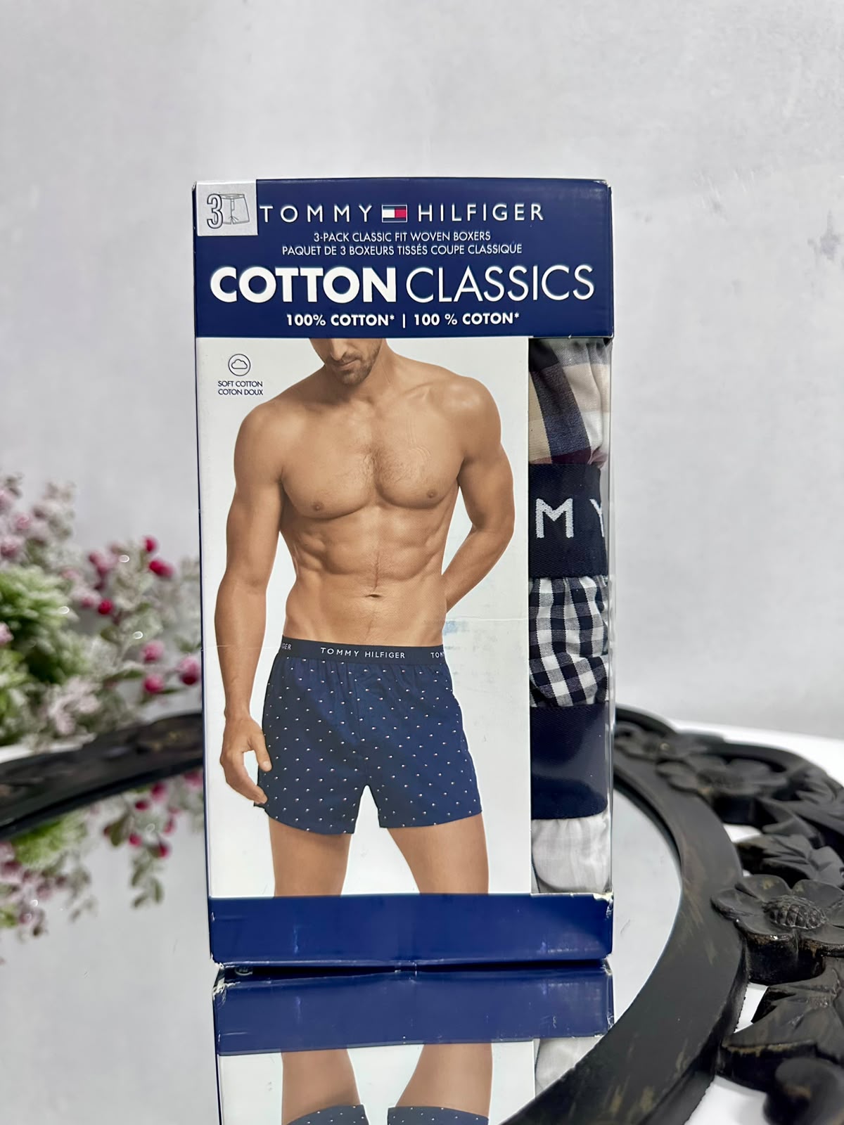 SET BOXER COTTON CLASSICS 3 PIEZAS