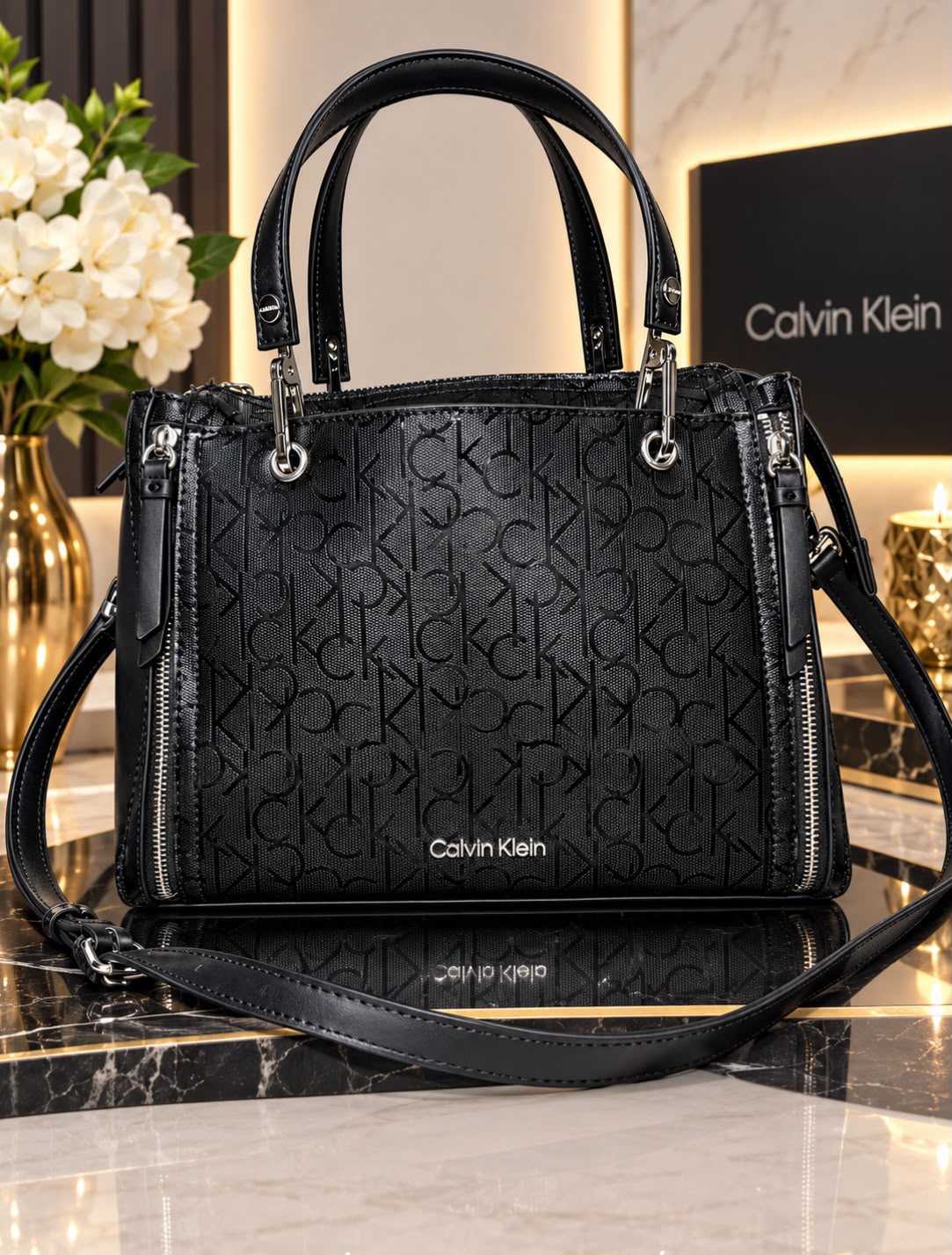CARTERA CALVIN KLEIN NEGRA