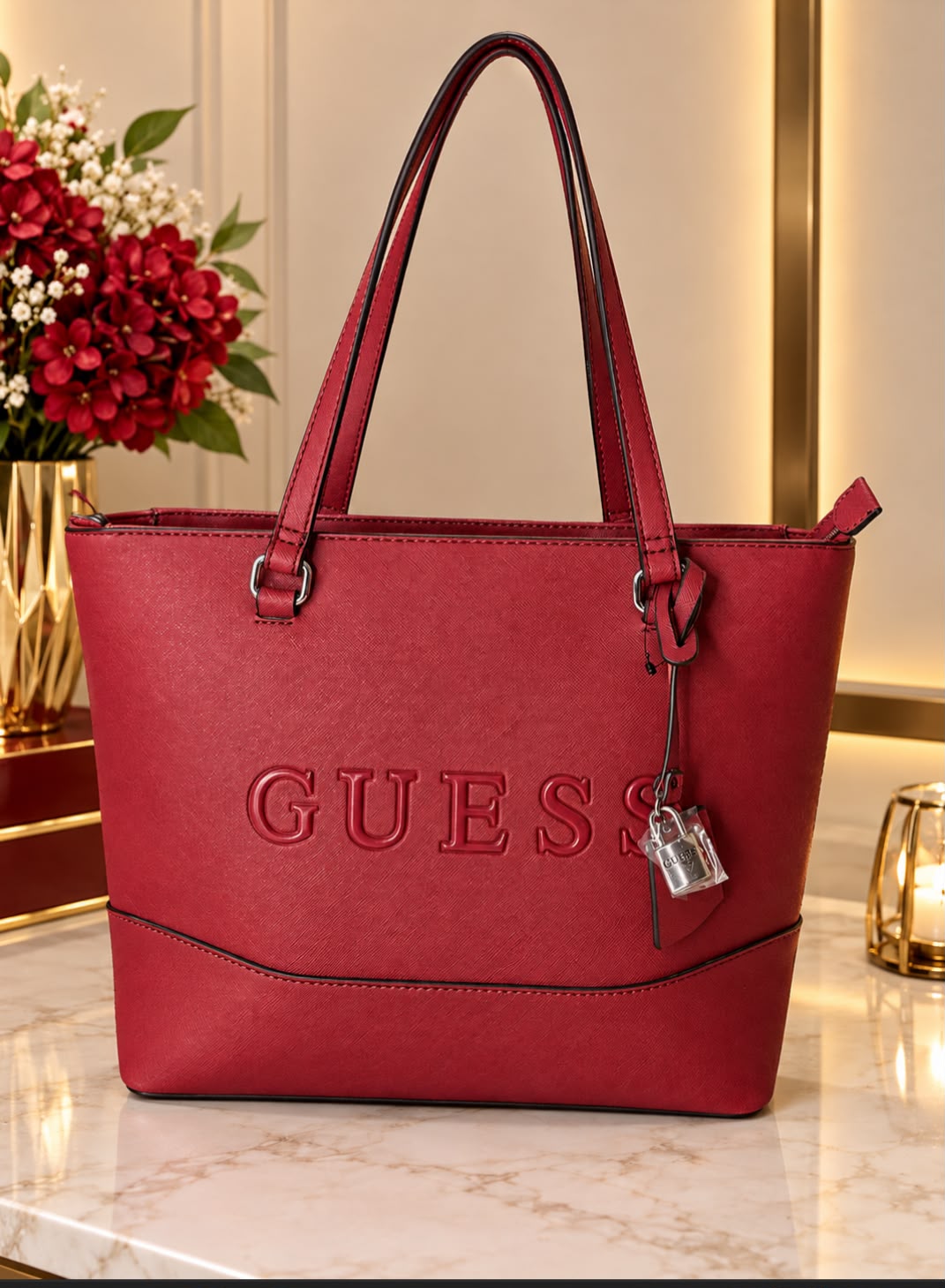 CARTERA GUESS ROJA
