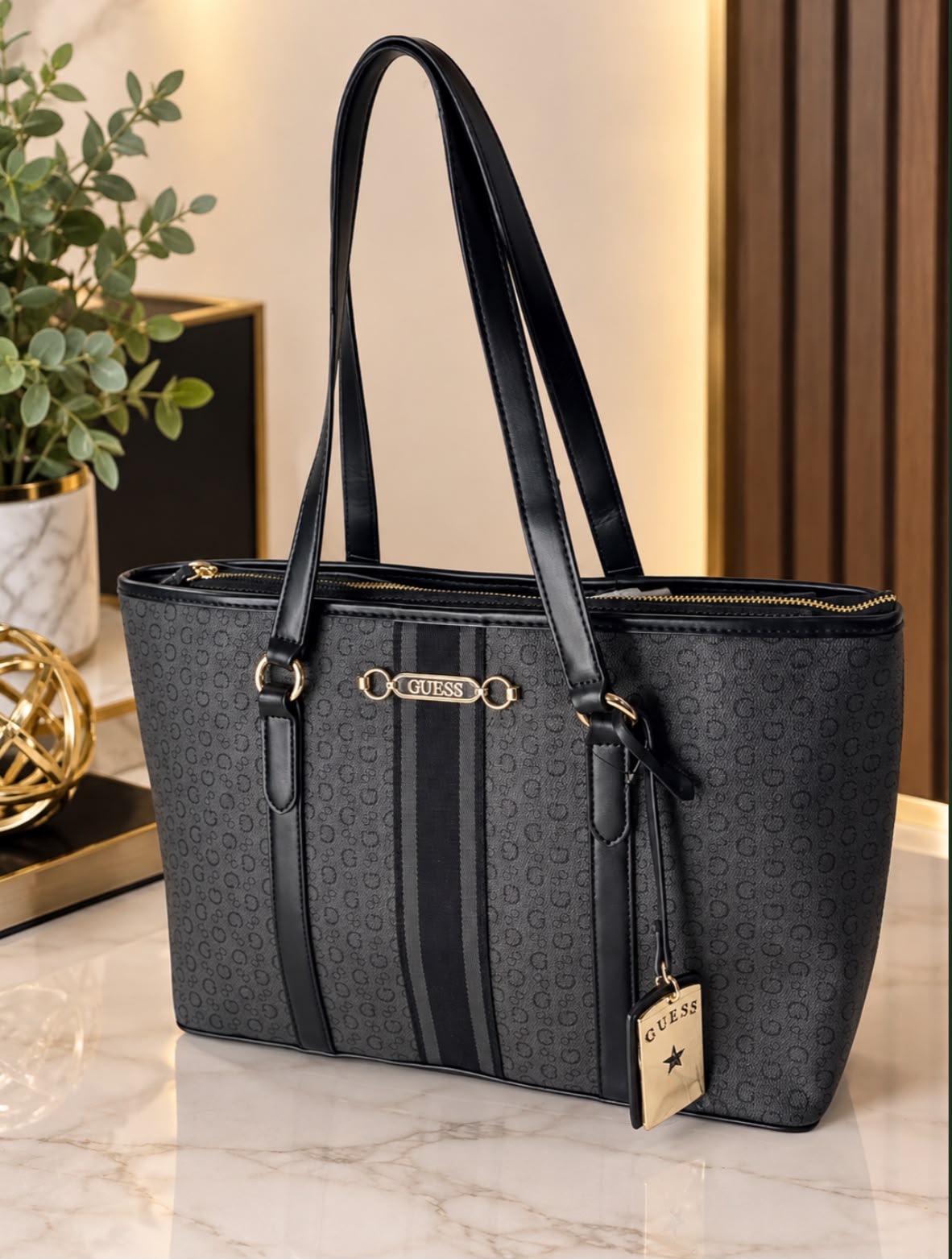 CARTERA GUESS NEGRA GRANDE